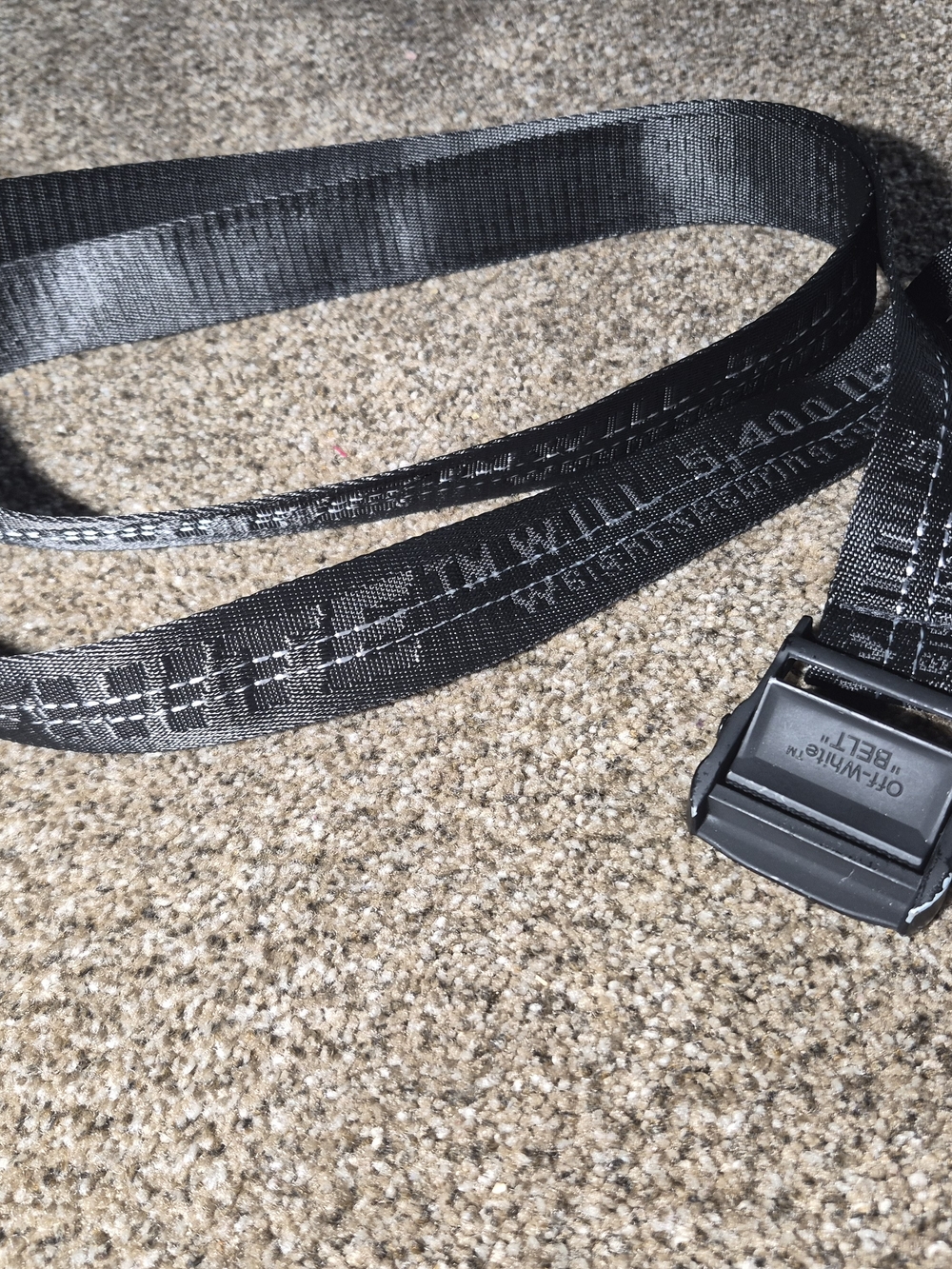 Off-White Black Belt